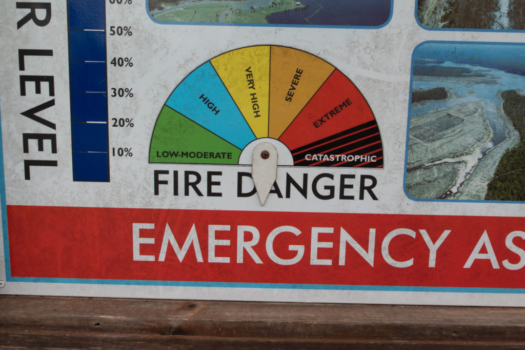 Fire Danger Information at Lake Lenthall